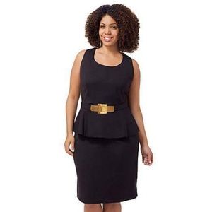 3/$50 3X Macy's black dress